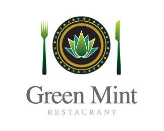 Green Restaurant Logo - Green Mint Restaurant Designed by amir66 | BrandCrowd