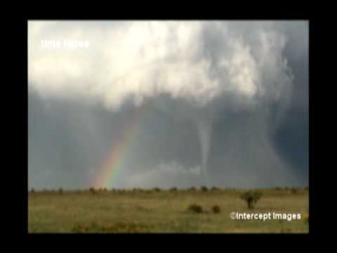 Rainbow Tornado Logo - Beautiful tornado with rainbow! - YouTube