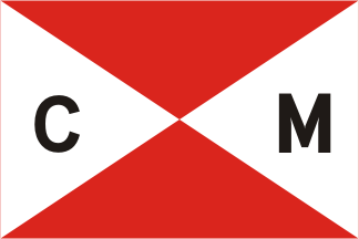Red Triangle White Company Logo - British shipping companies (C)