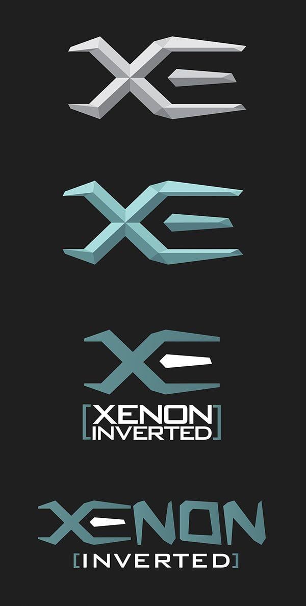 Xenon Logo - Xenon Inverted Logo Design on Behance