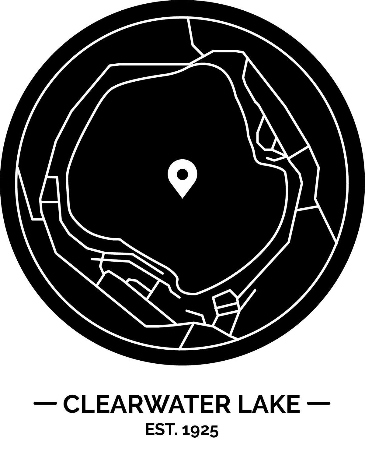 Circle Lake Logo - Clearwater Lake Logo Contest on Behance