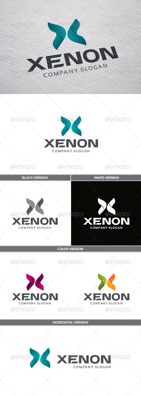 Xenon Logo - Xenon Logo by Progmatika | GraphicRiver
