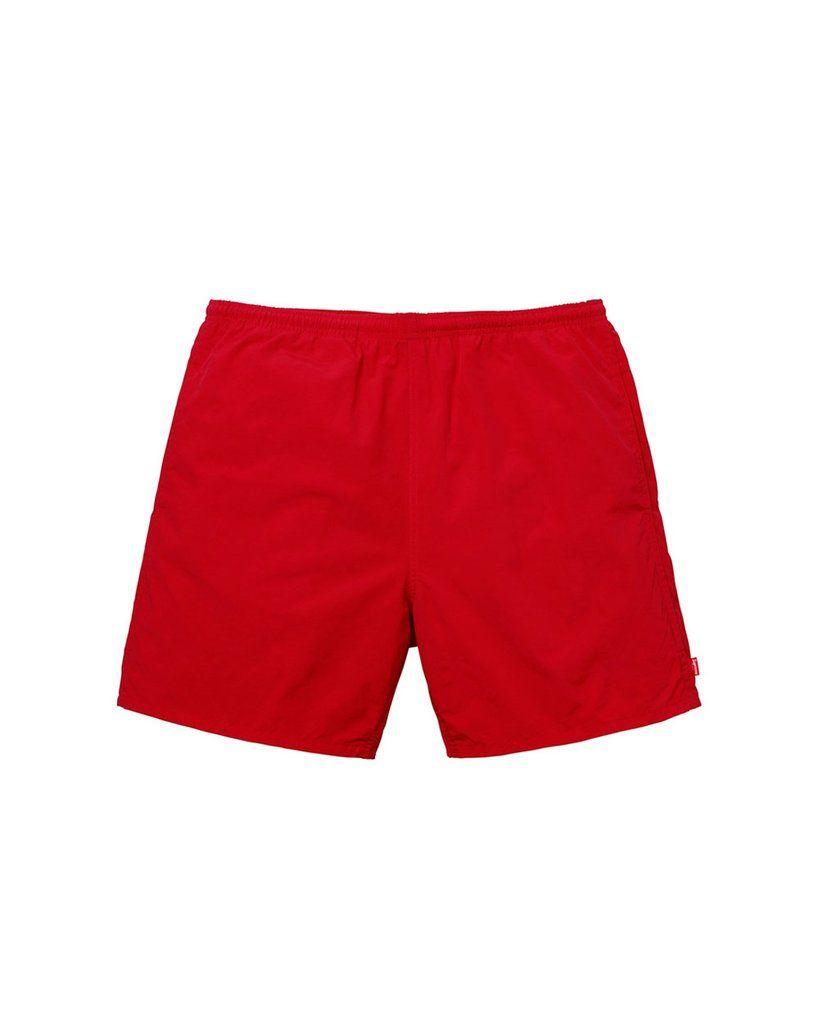Red Arc Logo - Supreme SS18 Red Arc Logo Water Shorts