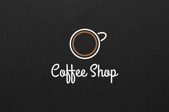 Coffee Shop Logo - Coffee Shop Logos Two Pack Logo Templates Creative Market