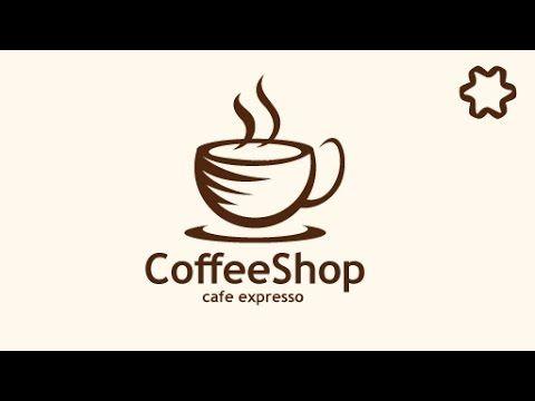 Coffee Shop Logo - Professional Cafe Coffee Shop Logo Design Tutorial / Adobe