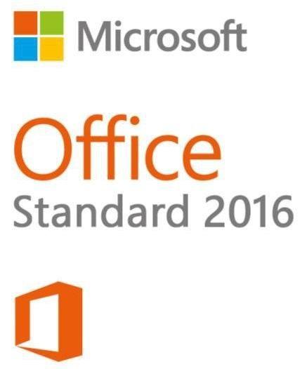 Microsoft Office 2016 Logo - Microsoft 021-10536 - Microsoft Office Standard 2016 1 license