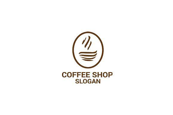 Coffee Shop Logo - Coffee Shop Logo Logo Templates Creative Market