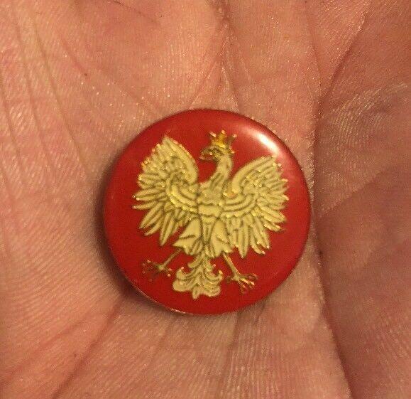 Eagle Red Shield Logo - POLAND EAGLE POLISH RED SHIELD POLSKA CREST PREMIUM LAPEL PIN