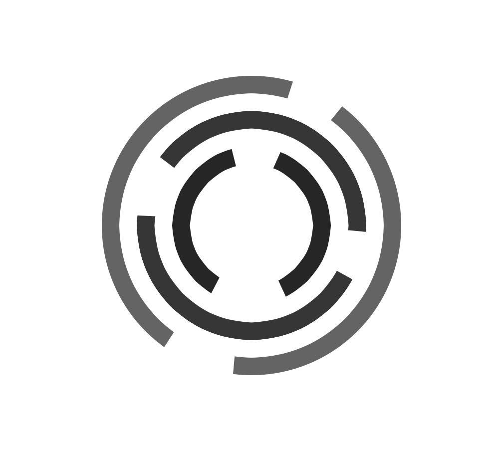 Black and White Spiral Logo - Spiral Circle Logo Template (PSD) | OnlyGFX.com
