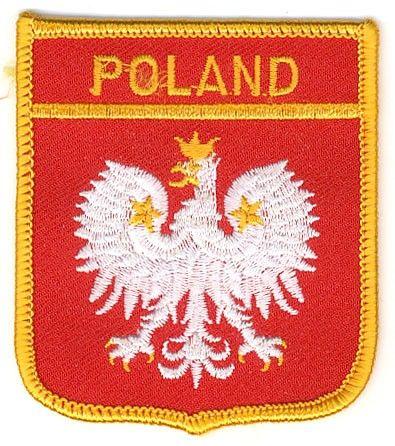 Eagle Red Shield Logo - Polish Art Center - Polish Eagle with Red Shield Patch