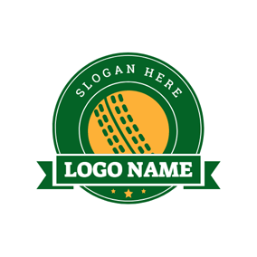 Green Banner Logo - Free Cricket Logo Designs | DesignEvo Logo Maker