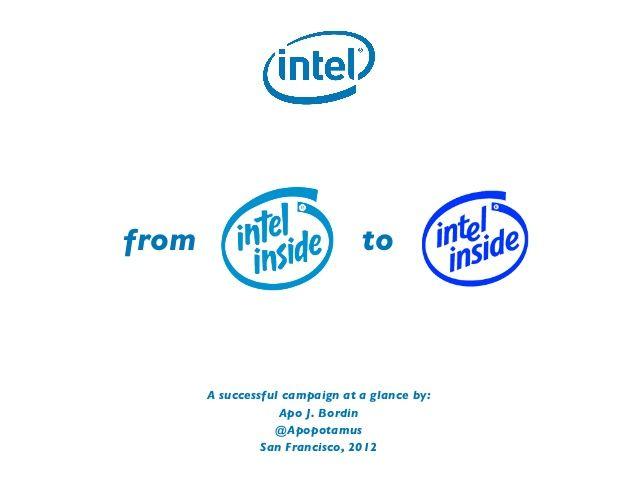 Intel Inside Logo - Intel inside History a glance Most image are links to videos a