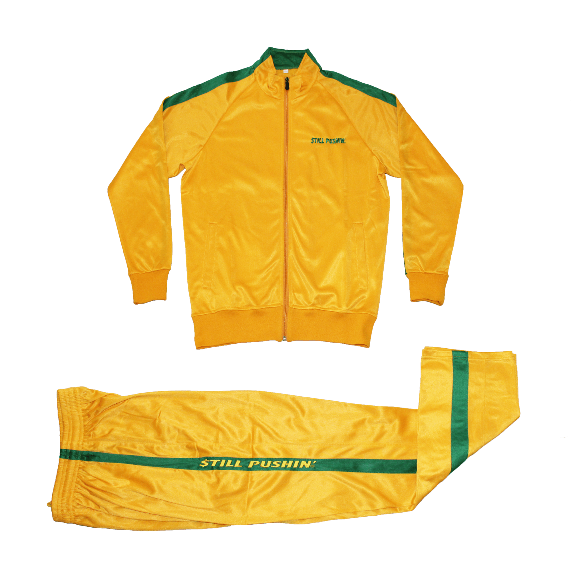 Yellow and Green Logo - Yellow Green Logo Tracksuit | Still Pushin' Clothing