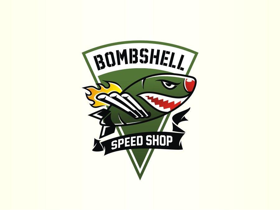 Hot Rod Shop Logo - Hot Rod Shop / Speed Shop vintage bomb logo by the.yellowmortar