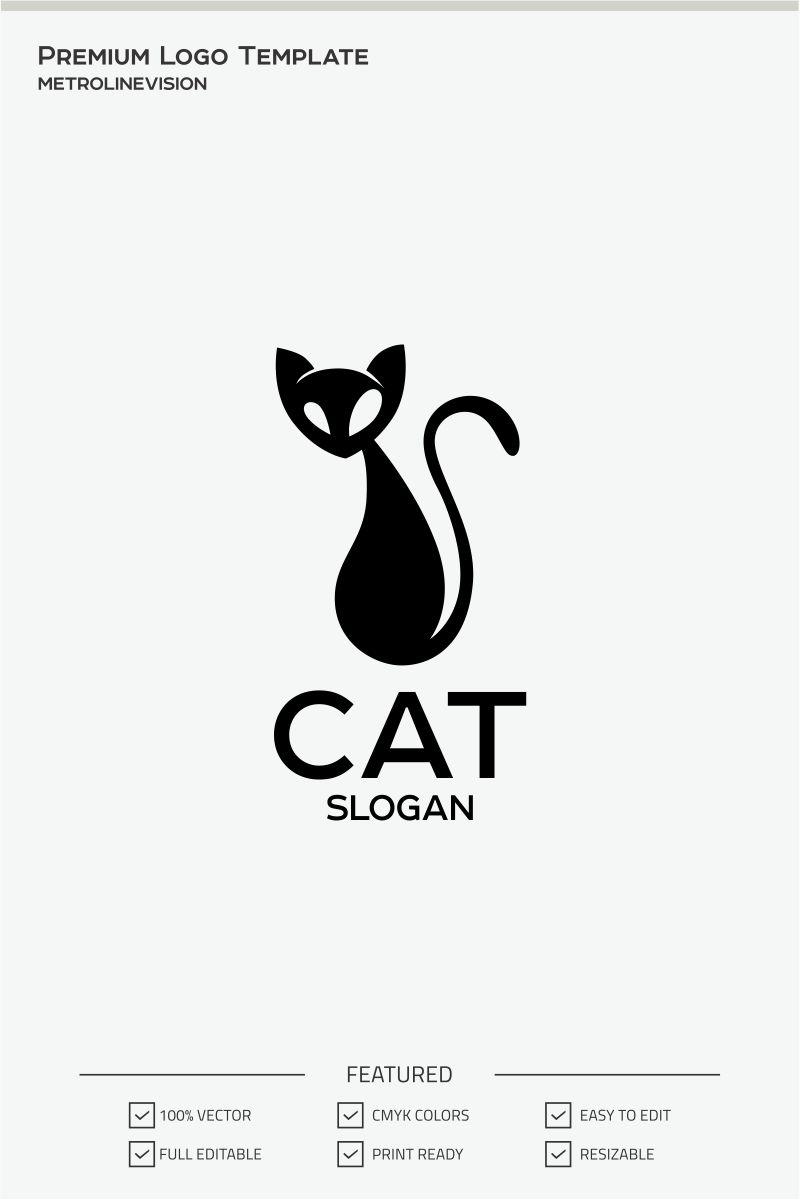 Small Cat Logo - Cat Logo Template