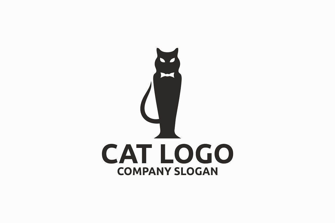 Small Cat Logo - Cat Logo Logo Templates Creative Market