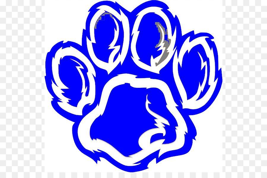 Blue Wildcat Paw Logo - Wildcat Paw Lemur Clip art Clipart png download*581