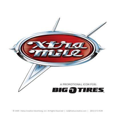 Big O Logo - BigO Tires - XTra Mile Icon | Logo Design Gallery Inspiration | LogoMix