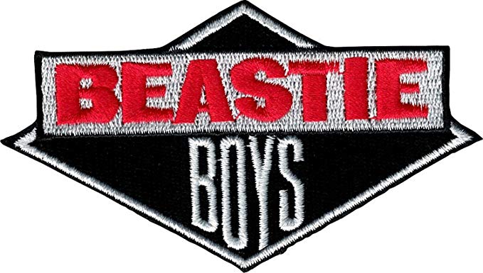 Red and White Diamond Logo - Beastie Boys - White Diamond Logo - Embroidered Iron On or Sew On ...