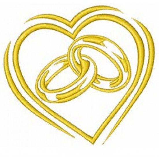 All Heart Logo - Twin Heart logo ring Embroidery Bathrobe