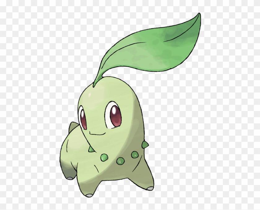 HG Leaf Logo - In Battle, Chikorita Waves Its Leaf Around To Keep - Pokémon ...