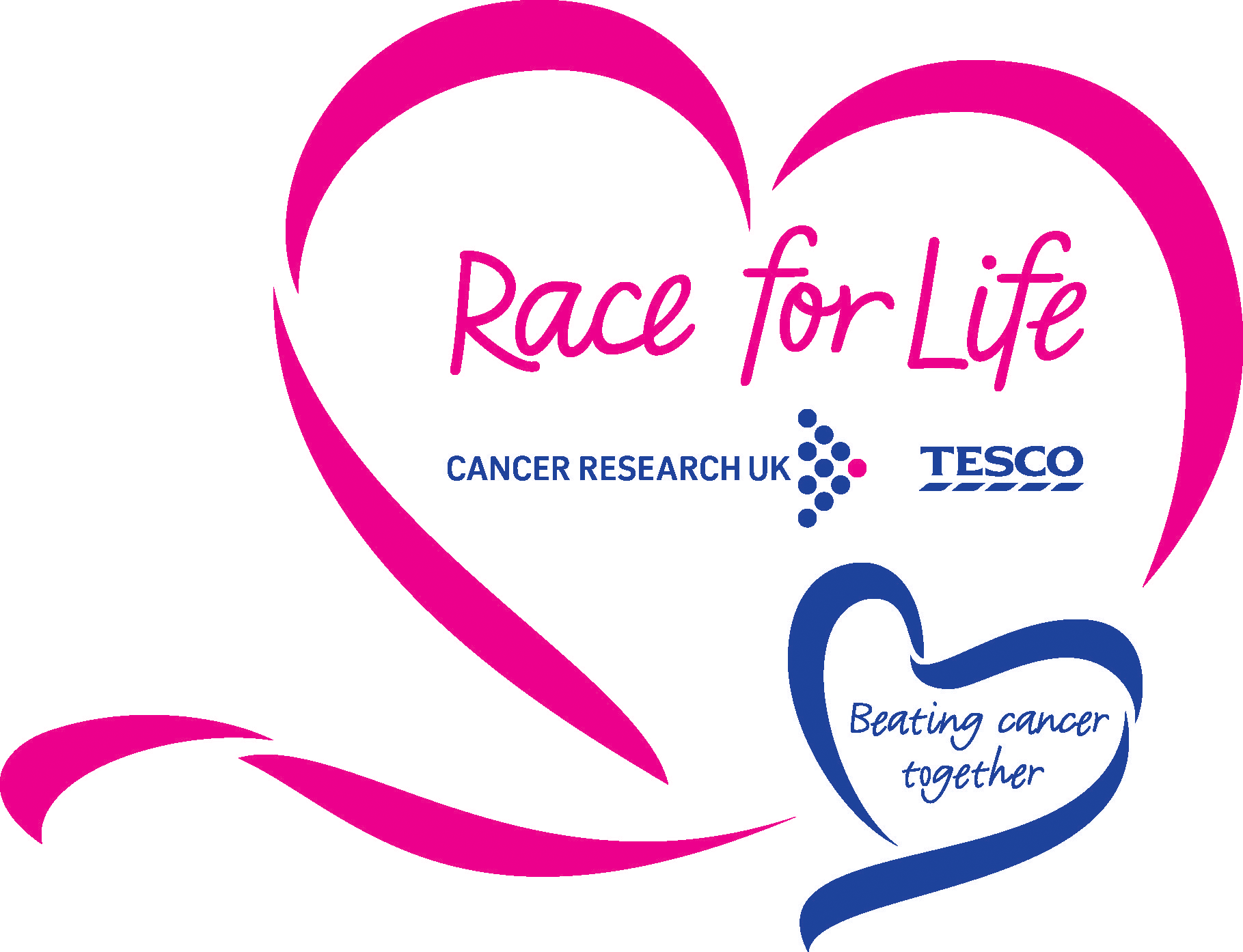 All Heart Logo - Truro Running Club » Race for Life/Tesco heart logo