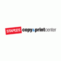 Staples Copy and Print Logo - Staples Copy & Print Center. Brands of the World™. Download vector