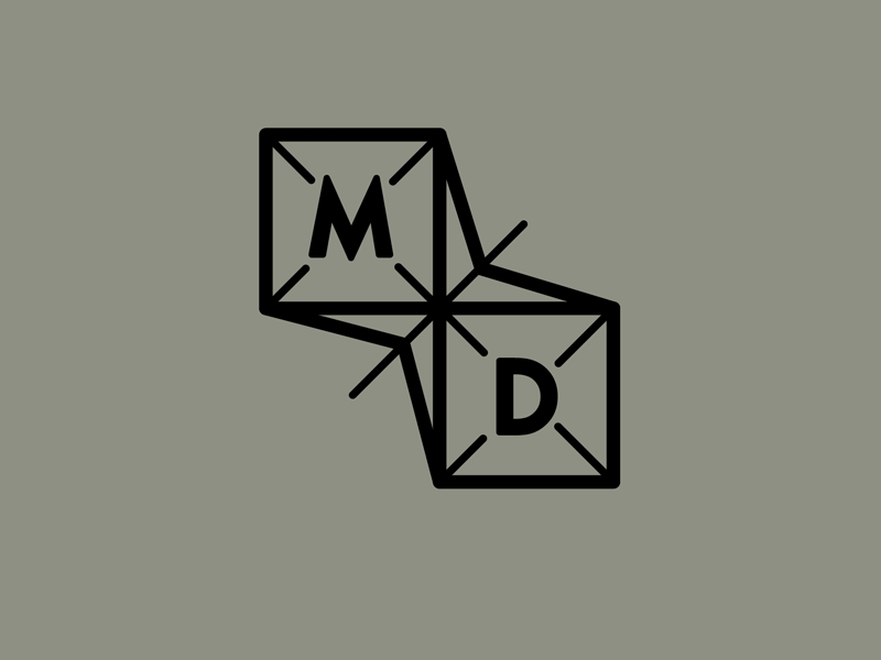 MD Logo - MD Logo Concept by Jennifer Hood | Dribbble | Dribbble