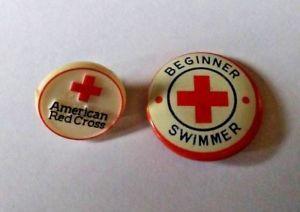 Red Cross Button Logo - Vintage Red Cross button pin lot of 2 | eBay