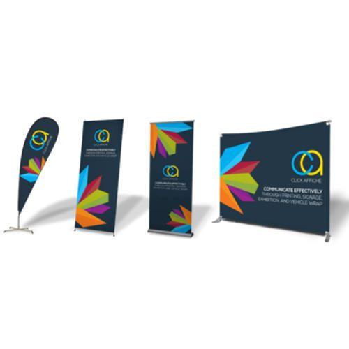 Multicolor Printing Logo - Multicolor Printed Stand Advertising Banners, Size: 2.50-6 Feet, Rs ...