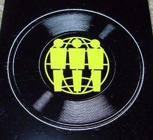 White Stripes with Yellow Logo - THIRD MAN RECORDS Black Yellow Sticker Record III Logo Stripes Jack