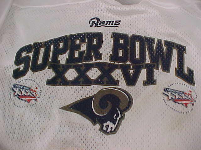 XXVI Logo - Details about Reebok St. Louis Rams Jersey #28 Marshall Faulk NFL ...