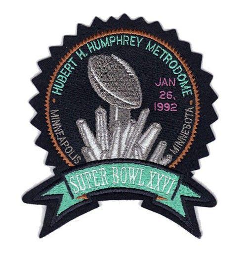 XXVI Logo - 1992 NFL Super Bowl XXVI Logo Willabee & Ward Patch