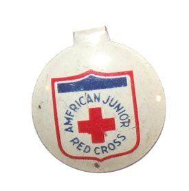 Red Cross Button Logo - Amazon.com: Vintage American Junior Red Cross Tab Back Tin Button ...