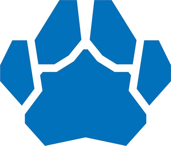 Blue Wildcat Paw Logo - Penn College Unveils New Wildcat Athletics Logo