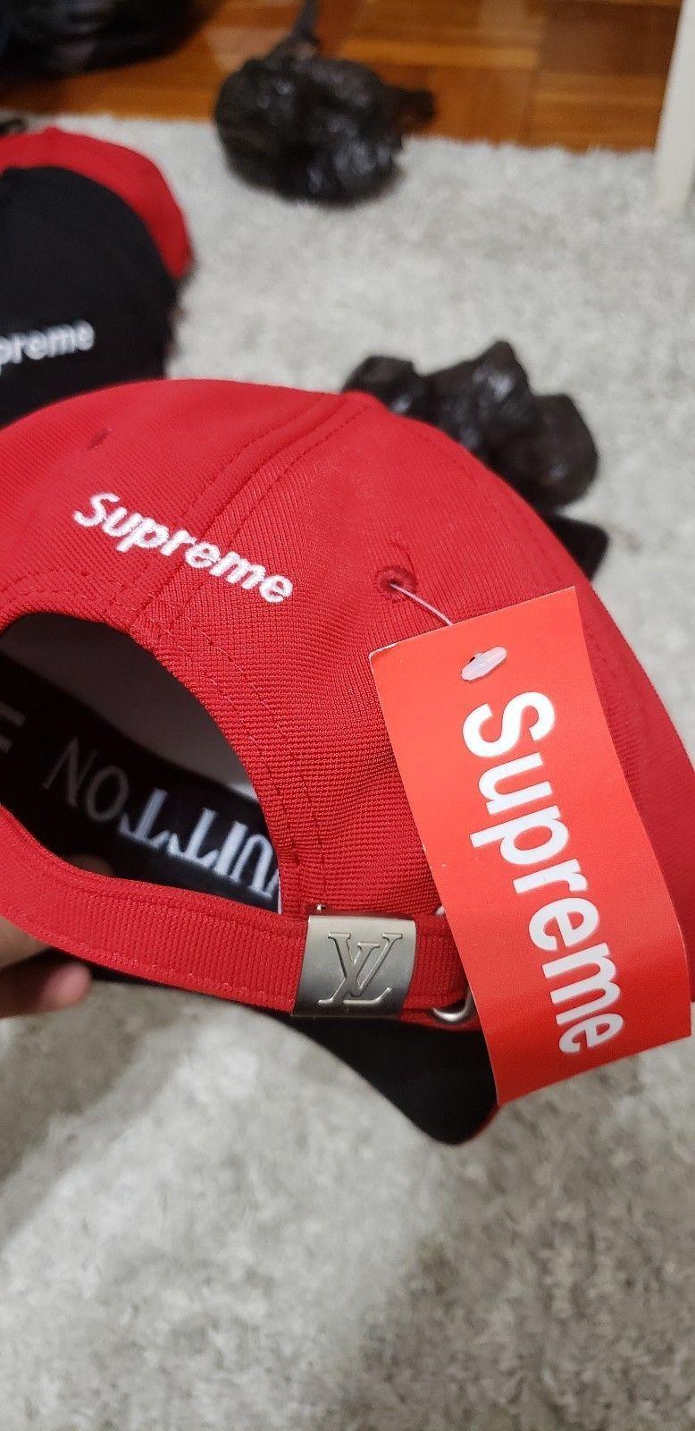 BAPE Supreme Red Logo - Details about SUPREME Logo BOX Pattern Warm Winter Cuffed Beanie Hat ...