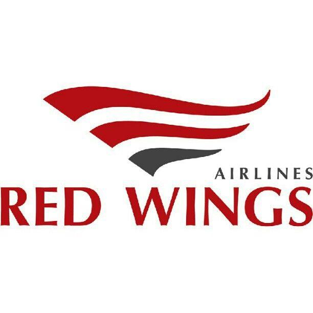 Airline Wings Logo - Red Wings Airlines @flyredwings | Logos - Airlines | Pinterest ...