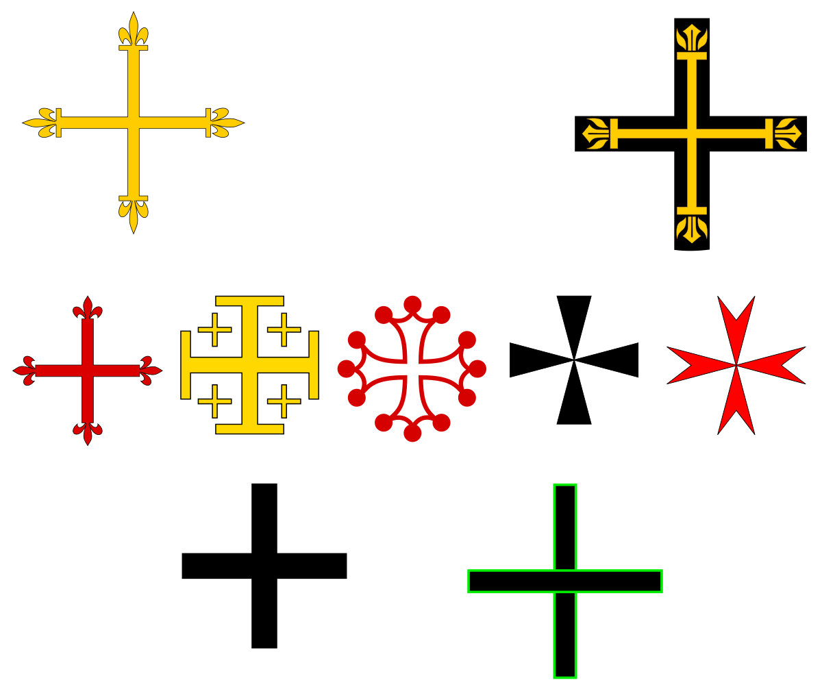 Three Crosses Logo - Crosses in heraldry
