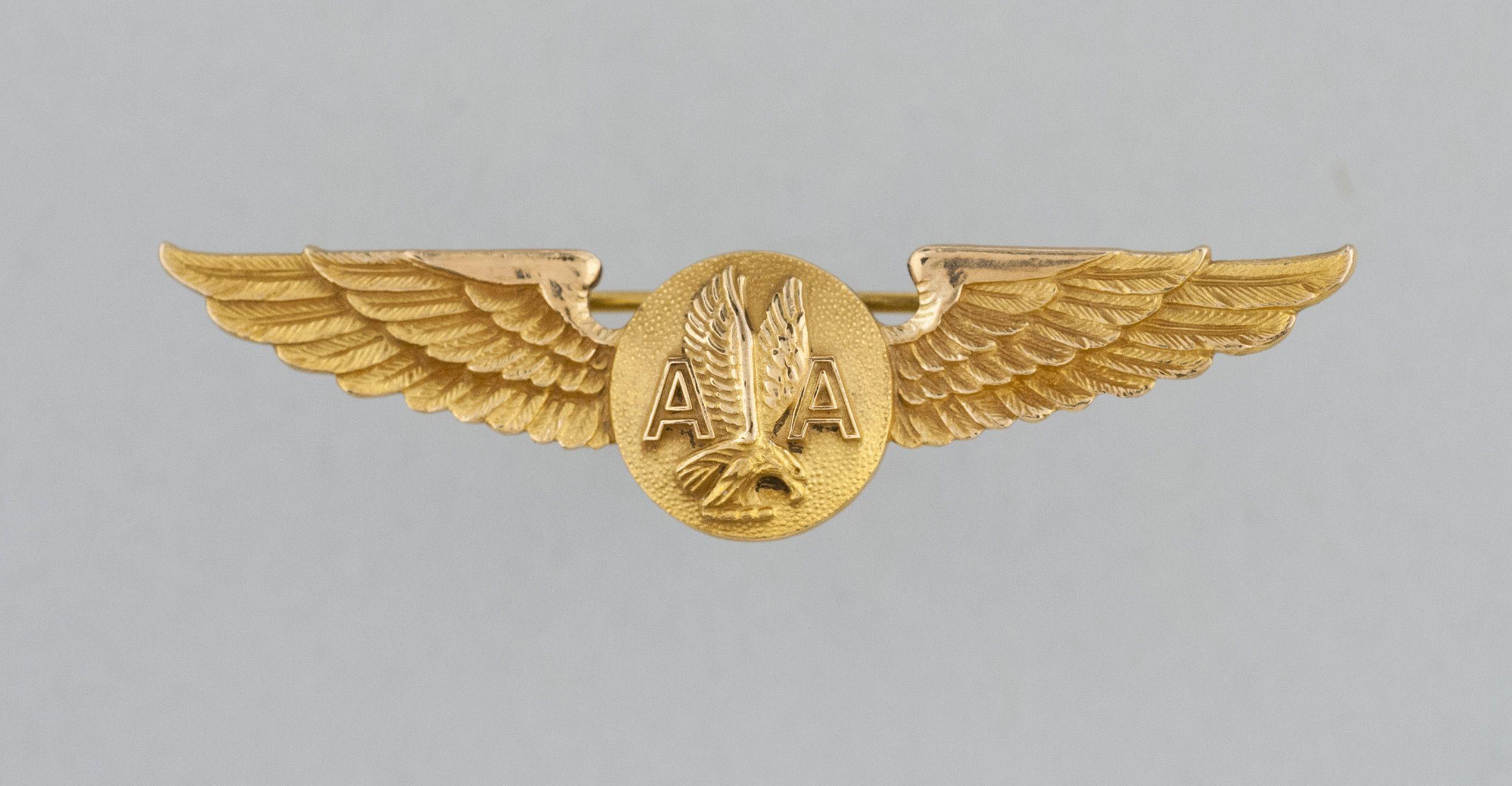 Airline Wings Logo - stewardess wings: American Airlines. San Francisco International
