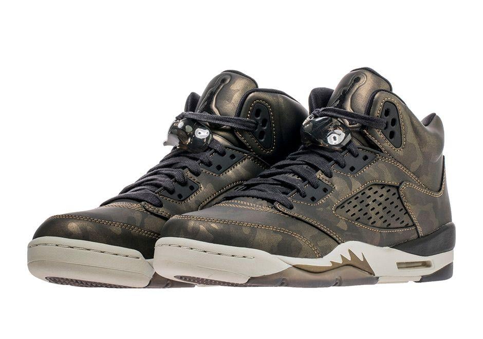 Camo Jordan Logo - Air Jordan 5 Metallic Camo Heiress Girl's Exclusive Release Date ...