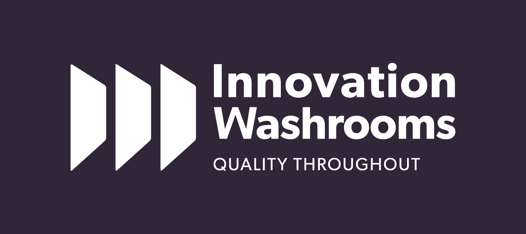Purple White Logo - IW-primary-logo-white-on-purple - Innovation Washrooms