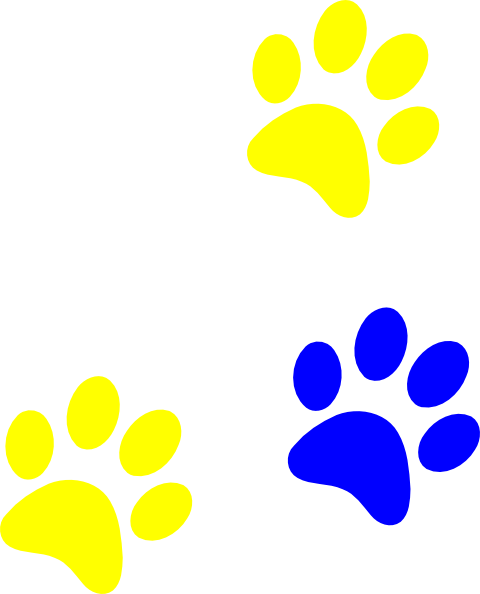 Blue Wildcat Paw Logo - Free Wildcat Paw Prints, Download Free Clip Art, Free Clip Art on ...