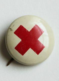 Red Cross Button Logo - Best Pins image. Badges, American red cross, Red cross