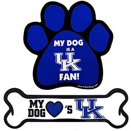 Blue Wildcat Paw Logo - Amazon.com : Kentucky Wildcats Paw or Bone Magnet Bone : Pet Supplies