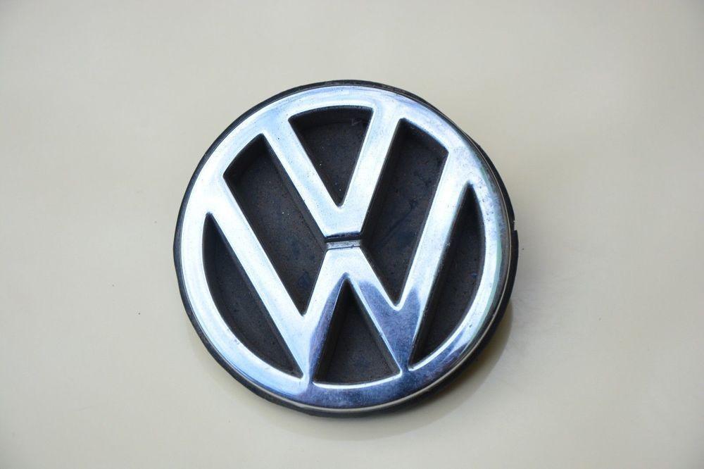 VW Car Logo - USED VW EMBLEM JETTA CAR LOGO VOLKSWAGEN PLASTIC SIGN ORIGINAL BADGE ...