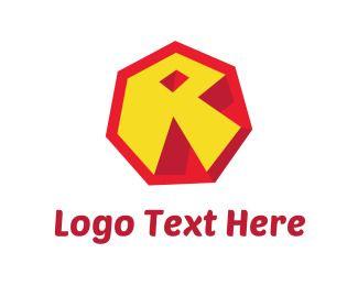 Red Yellow R Logo - Letter R Logo Maker