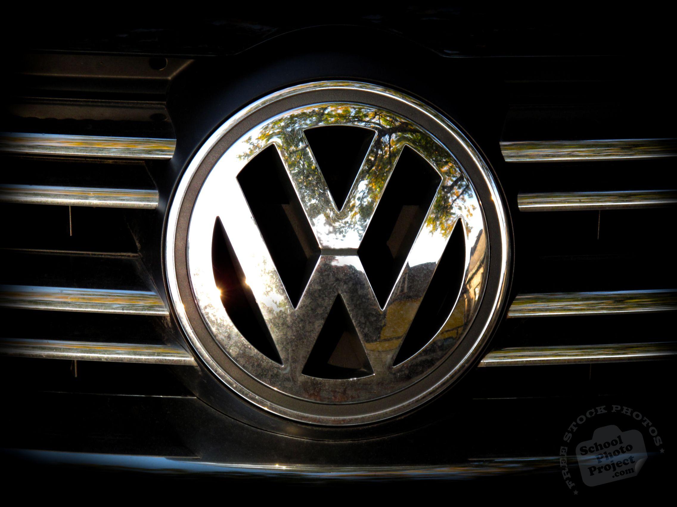 VW Car Logo - VW Logo, FREE Stock Photo, Image, Picture: Volkswagen Logo Brand ...