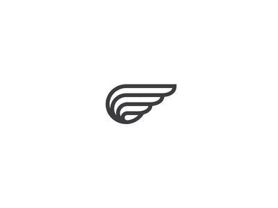 Airline Wings Logo - Wing Logo | logo | Logos, Wings logo, Logo design