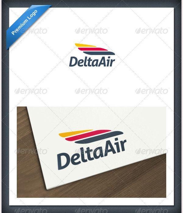 Airline Wings Logo - Best Airline Logo Templates PSD, AI, Vector, EPS Format