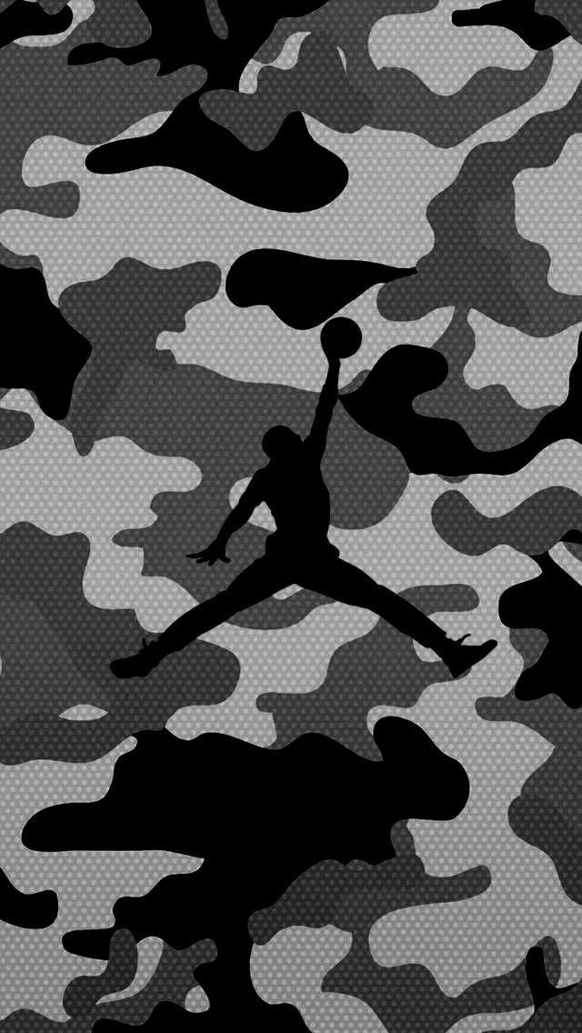 Camo Jordan Logo - Wallpaper background. Nike